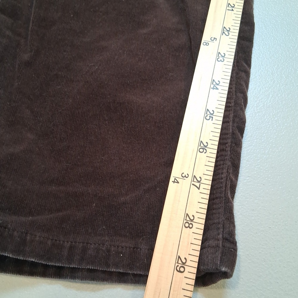 Catherines Brown Corduroy Pants Womens 1X Elastic Waist Pull On‎ Casual Comfy - Picture 13 of 14